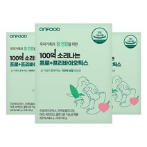 온푸드 100억 소리나는 프로+프리바이오틱스, 3박스, 30포