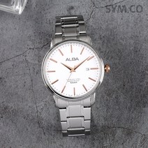 세이코알바 남성 메탈 손목시계 AS9743X1