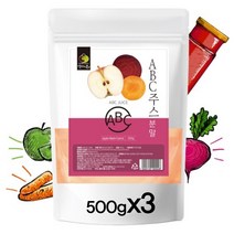 ABC주스 분말 가루 500g 국내산 사과 당근 비트 주스 파우더 쥬스 즙 효능, 3팩
