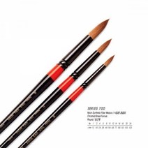 MNI541212화홍 수채화붓 700R 둥근붓 18호 1타 (12자루), 단일사이즈