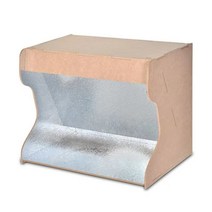 도색 부스 모델 페인팅 도구 상자 스프레이 조절형 창문 연결 호스 커넥터 프라모델 3d, 일반형(대박스), 40cm, 별도의 음압 벨로우즈(기계 없음)