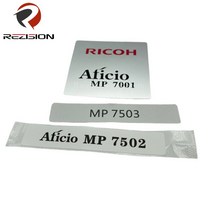 Ricoh MP 6002 7502 전면 도어 라벨 스티커 복사기 부품, 1set