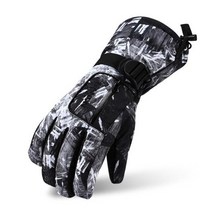 겨울 가족 스키 장갑 여자 소년 방수 스포츠 스노우 보드 등산 낚시, 06 브라운_02 S