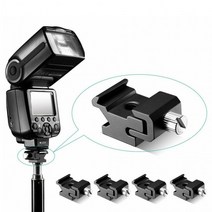 LED 조명 스트로보 플래쉬 카메라 콜드슈 스탠드 연결 8 개인 G0Pro DSLR 동영상 유튜브, 단품