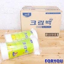 ForU298 크린롤백 대용량 6개 롤백 비닐백 위생팩 위생롤백 위생백, 상세페이지 참조