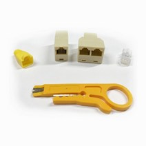 RJ45 UTP CAT5 연장젠더 I형 Y형 랜커플러 카플링 미니스트리퍼 통부트 랜선 자재, 03.CAT5E커넥터