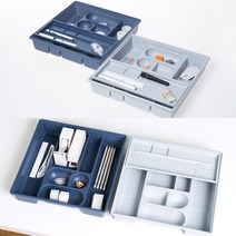 시스맥스 업 데스크 트레이 사무용품 정리 오거나이저 데스크 책상 정리함 보관함, 다크 그레이