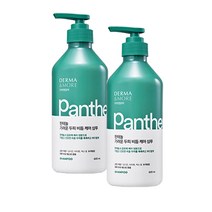 더마앤모어 판테놀 가려운 두피 비듬 케어 샴푸 600ml, 2개