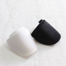 1쌍 공단 어깨 패드 부자재, 블랙