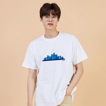 E-An스토리 키밍 도시 건물 데일리룩 포인트티 시밀러룩