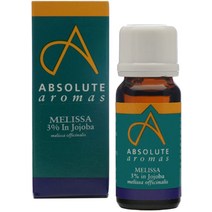절대 아로마 멜리사 (향유)은에 사용되지 않는 세 가지 51-100 순수 채식과 동물 호호바 오일 10ml를 희석 - 아로마 디퓨저와 혼합에 사용