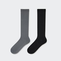 유니클로 하이삭스 장목 양말 2종set 2color 여성용