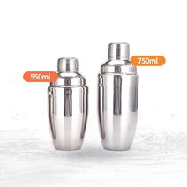 칵테일 도구 지거 용품 키트 장비 DIY 홈칵테일 홈바 쉐이커, 750ml