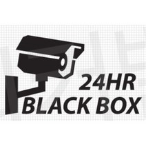 블랙박스 CCTV 스티커 녹화중 데칼 차량용 XG A6 스타렉스 더뉴카니발 모하비 싼타페 트랙스 K8 쏘나타 모닝 K5DL3 k3 스포티지R k5 HG 아반떼AD QM3, 1개, 옐로우