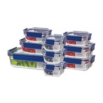 락앤락글라스 탑클라스 알뜰구성 유리 밀폐용기 반찬통 9개 세트(LBG205S9)LBG205S9