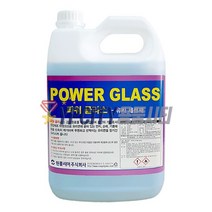 원폴리머 파워글라스 3.75L 거울 창문 유리창 유리 세정제 찌든때 물때 손때 얼룩 기름때 제거 청소 세제