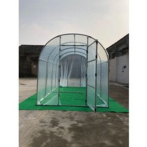 조립식 창고 비닐하우스 단열 온실 조립식 식물 농막 다육이 방수 강관 농촌, 폭 3m 길이 3m 높이 2m
