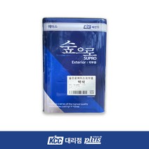 KCC 숲으로에이스외부용 18L(말통) 무광페인트 외부수성페인트 담장 옹벽 벽화 외벽 주택 보수 수리, 흑색, 1개