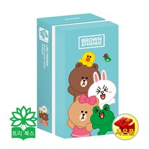 브라운앤프렌즈 모두함께 120조각 플라스틱 퍼즐 TG-PL120-2110, 120피스, 혼합색상