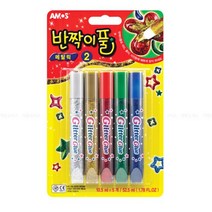 [ch4]아모스 5색 메탈릭 반짝이풀 2번 반짝이펜 반짝이풀, 도담쿠팡 본상품선택