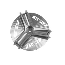 YAMAHA YZF R1 R3 R6 1998-2020 2015-2021 오토바이 CNC 엔진 오일 필러 캡 플러그 커버, 08 R3 Silver