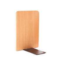 북엔드 북앤드 엔틱소품 자연 크리 에이 티브 우드 북 엔드 홀더 학교 사무실 데스크톱 학생 도서 스탠드에, 07 D SMALL