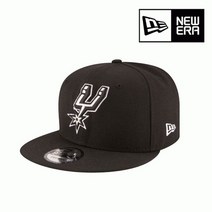 뉴에라 뉴에라 NBA 샌안토니오 스퍼스 베이직 스냅백 모자 블랙 70353277