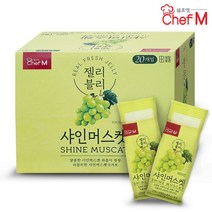 쉐프엠 젤리블리 샤인머스켓 60gX20개입 1박스/대만식/간식/해외간식/푸딩, 1200g, 1개