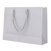 종이가방 코팅 실버 무지 고급 종이 쇼핑백 (50장), (T4호_20x25 10)_(50장)