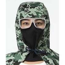 군용 방독면 군용 방독면 화생방 탈출 전술 보호 전면 마스크, 챙이 있는 풀오버 (안경 없음)