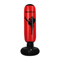 가정용 샌드백 스탠딩 인간 사람모형 65 핫 펀칭 백 부드러운 표면 풍선 32, 빨간색