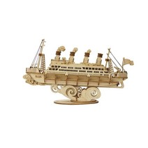 별별탐구생활 한글설명서 로보타임 크루즈 유람선 TG306 우드 퍼즐 Cruise Ship ROKR