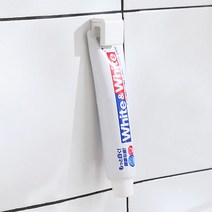 스톤스틸 간편한 화이트 흡착 치약걸이 욕실 흡착식 부착식, 1개