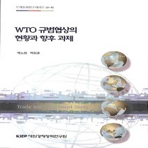 대외경제정책연구원(KIEP) 새책-스테이책터 [WTO 규범협상의 현황과 향후과제] -대외경제정책연구원(KIEP)-박노형 지음-대학교재/전문서적-20, WTO 규범협상의 현황과 향후과제