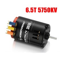 브러쉬리스모터 Hobbywing QuicRun 3650 센서 브러시리스 모터 10BL120 120A ESC LED 프로그램 박스 1/10 RC 자동차용 일반 콤보, 9.6.5T 5750kv Motor