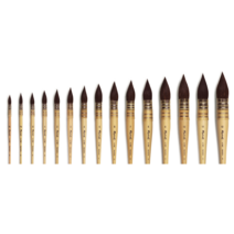 라파엘 803 수채화붓 몹브러쉬 다람쥐털 둥근붓 0~12호 낱개, 4호(11*34mm)