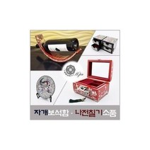 고급 자개보석함/나전칠기 전통공예품주얼리함, 선택7..나전칠기.액자.B)꽃-적색