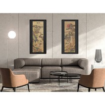 학록.학귀도 십장생 2폭 세트 민화 도안 / 민화 그리기 원데이클래스 취미 수업자료, 기본, 학록.학귀도  (2)
