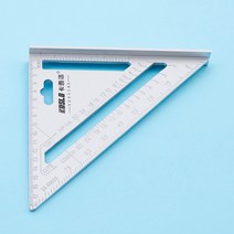 알루미늄 합금 삼각 각도자 목공 각도 측정 목재 삼각자 18cm