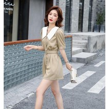 Momolatti 여성 여름 여가 반바지 점프슈트 원피스