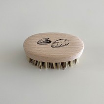 독일 레데커 조개 세척 어패류 전용 브러쉬, 브라운, 1개