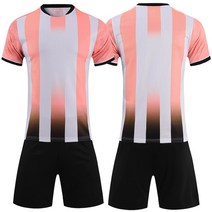 족구유니폼세트 족구복 축구단체복 어린이 성인 축구 유니폼 소년 소녀 남자 의류 세트 Survetement 키트 Futebol 훈련 저지 정장, [10] Adult size 3XL, [02] rose red