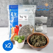 청정완도 해초 말린 청각 400g x 2봉 김치 김장 재료 SECG4H2, 2개
