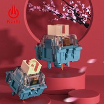 도매 Kailh 상자 스위치 Chinoiserie Delo 촉각 DIY 기계식 키보드 호환 체리 MX 5 핀, 10PCS