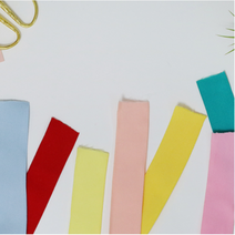 릴리패브릭 2마)컬러울밴드(파스텔&비비드계열)-7종/25mm, 피치