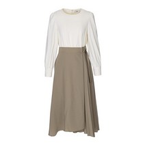 베스띠벨리 베스띠벨리 괴정 21F/W 초특가 컬러 배색 원피스 BDO2529BE