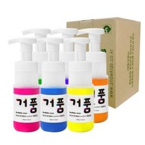 스노우키즈 거품물감 풀세트, 140ml, 6색