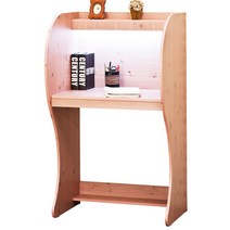 EONC 실속형 독서실책상, 핑크+LED