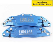 호환용 캘리퍼커버 브레이크 디스크 차량 튜닝 커버 범용 알루미늄 3D 엔드리스 캘리퍼스 전면 후면 무료 4 개 또는 2, 12.2 pcs blue - 2 pcs M and 2
