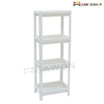 [천삼백케이] [가원샵] 이케아 VESKEN 욕실4단선반/다용도선반, 4단선반(화이트)